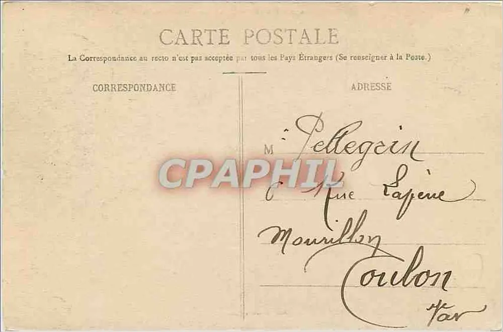 St-ÉTIENNE - A Barragem do Gouffre d'Enfer — Edit. Johannès Merlat n°630 - Verso