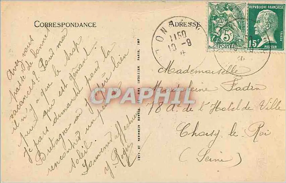 Blois — Casa de Denis Papin — ND - Verso