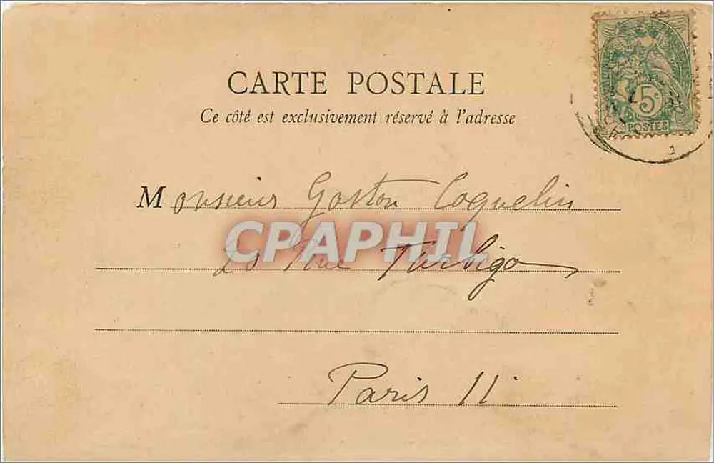 Blois — Château — Aile François Ier — B.F. Paris - Verso
