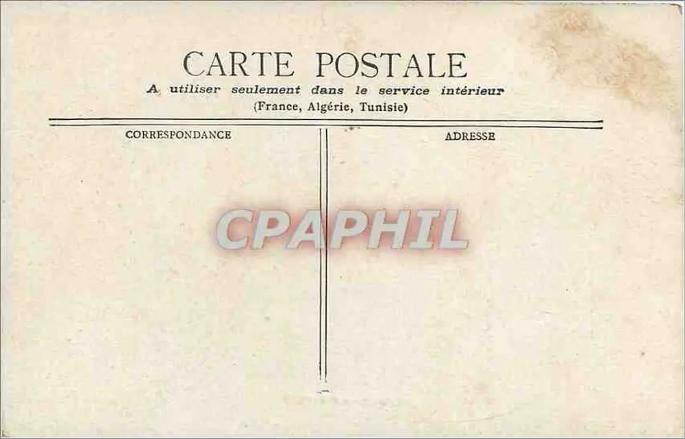 Biarritz — Molo — widok przez jaskinię — Staempfli Paris - Rewers