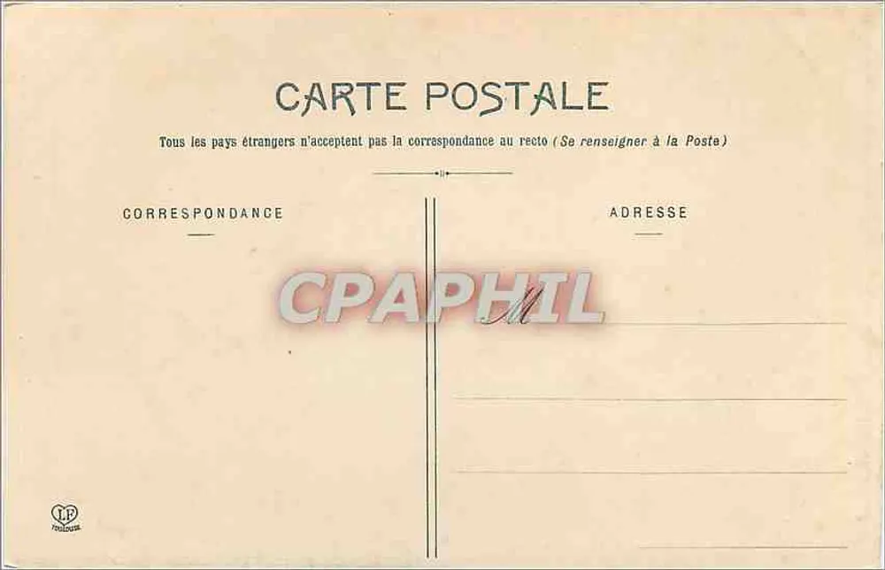 Grab von Hugues de Castellionne — Saint-Bertrand de Comminges — Phototypie Lahouche Frères, Toulouse - Rückseite