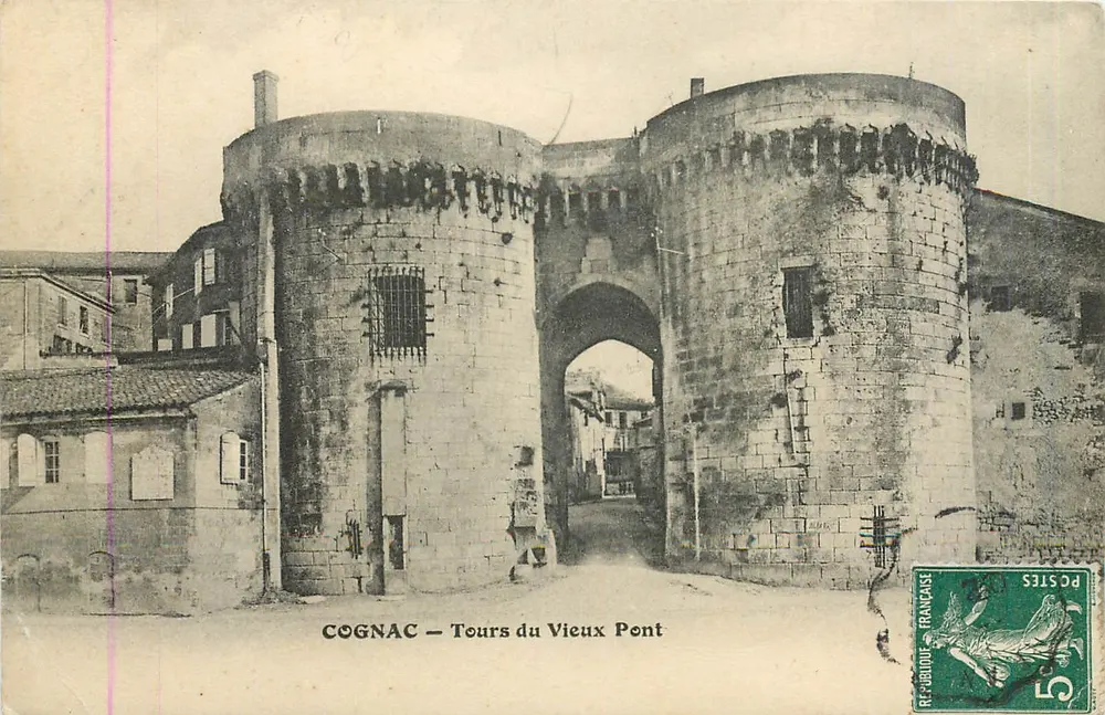 Cognac — Torre del Viejo Puente — Editor no identificado, número de serie no visible - Anverso