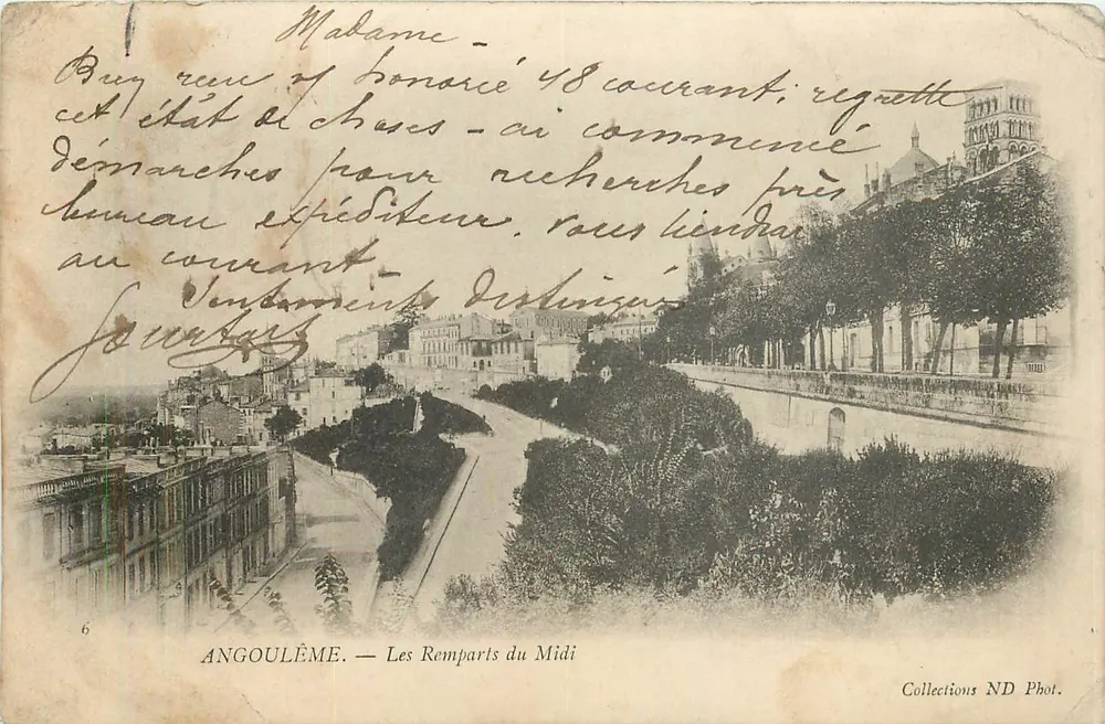 Angoulême — Os Muros do Sul — Coleções ND Phot. - Frente