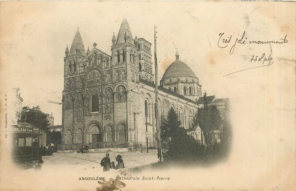 Angoulême — Catedral de São Pedro — Toupinmeud - Cl. 62 - Frente