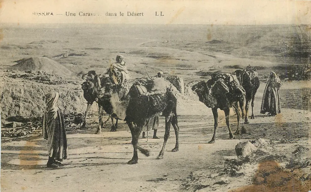 Rinskra — A Caravan in the Desert — LL - Front