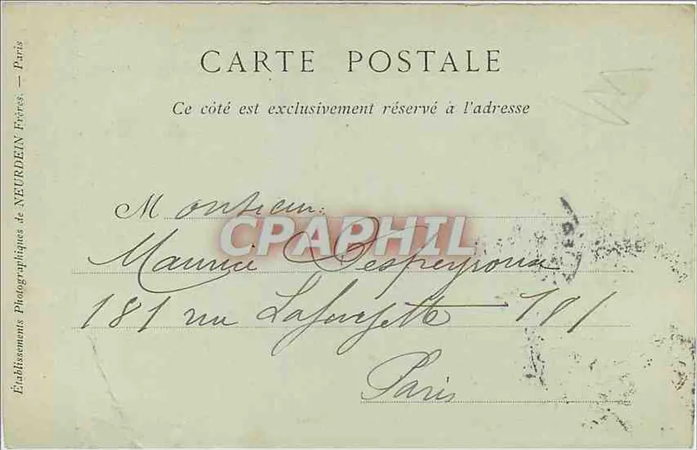 Moulins — Passage Moret (Casa del XV secolo) — Geny Collections ND Fot - Verso