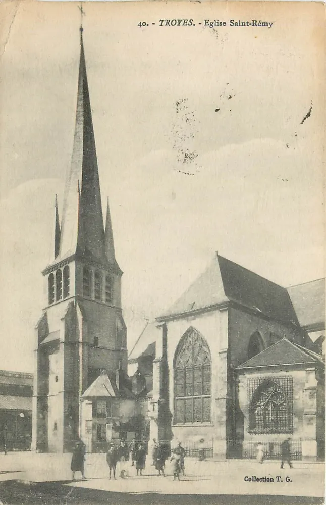 Troyes - Chiesa di San Remy — Collezione T. G. — n° 40 - Recto