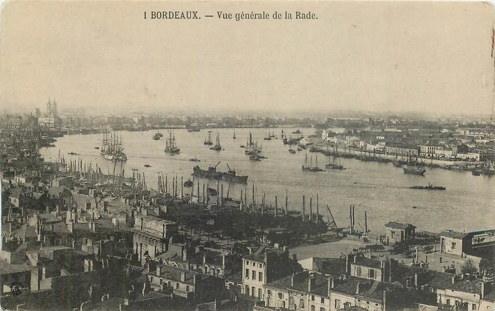 Bordeaux — Ogólny widok Zatoki. - Awers
