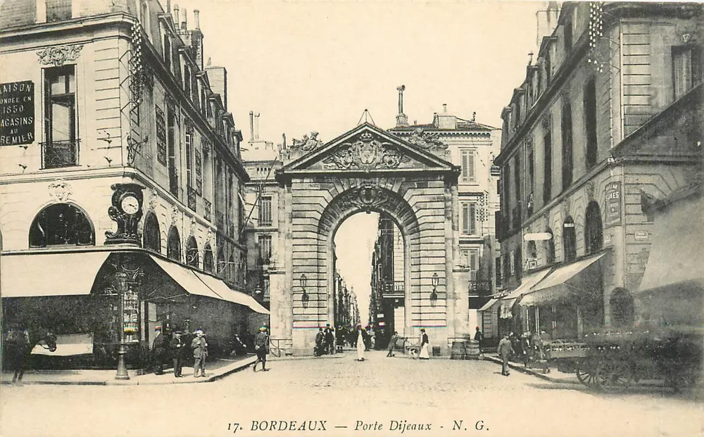Bordeaux — Porta Dijeaux — N.G. n°17 - Frente