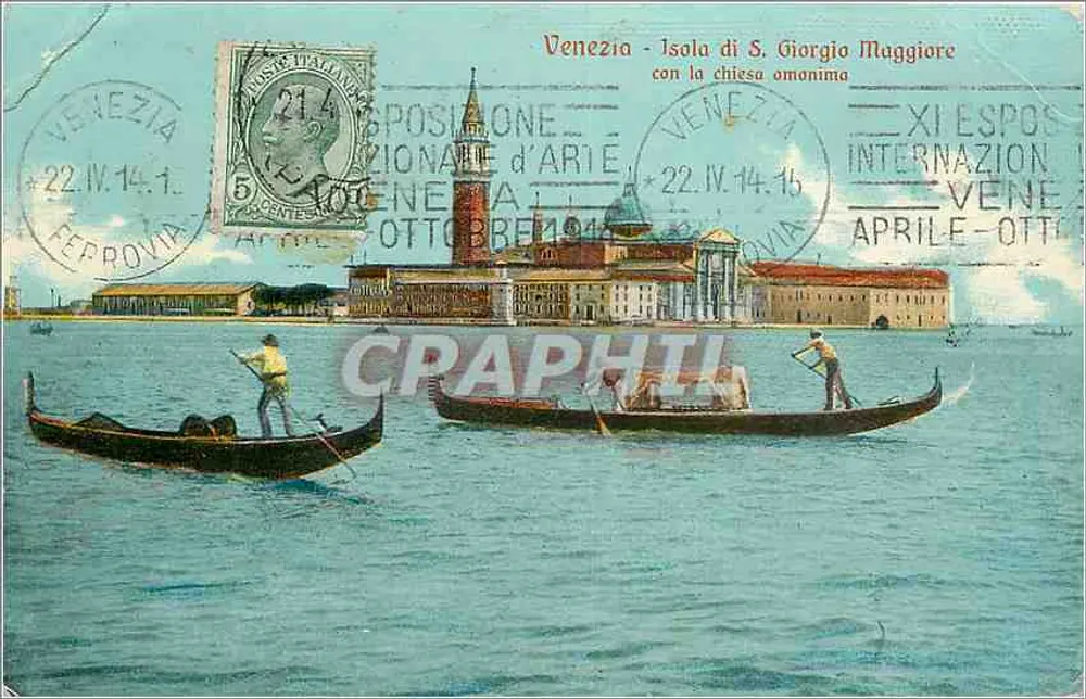 Venedig - Insel San Giorgio Maggiore mit der Kirche - Vorderseite