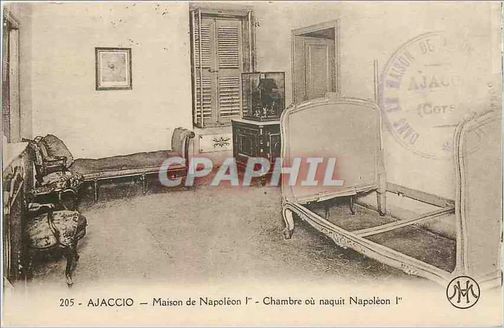 Ajaccio - Haus von Napoleon I - Zimmer, in dem Napoleon I geboren wurde - Vorderseite