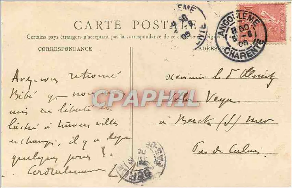 Angoulême — A Catedral — Choccoly - Verso