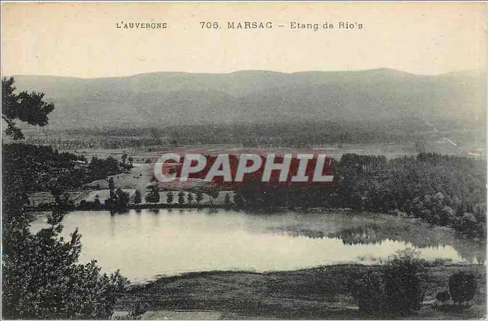 Marsac — Lago de Rio's — L'Auvergne 706 - Frente