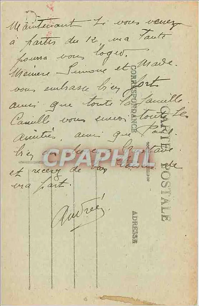 Marsac — Lago de Rio's — L'Auvergne 706 - Verso