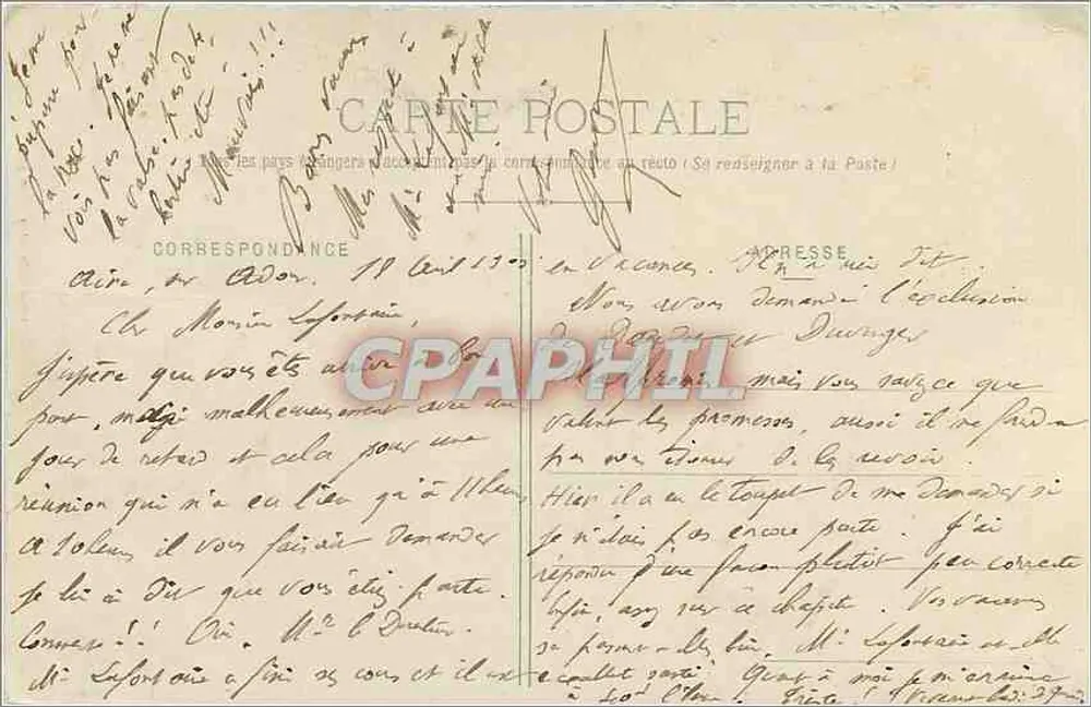 Lourdes - O Funicular — Editor E. Frion, editor Lannus - Verso