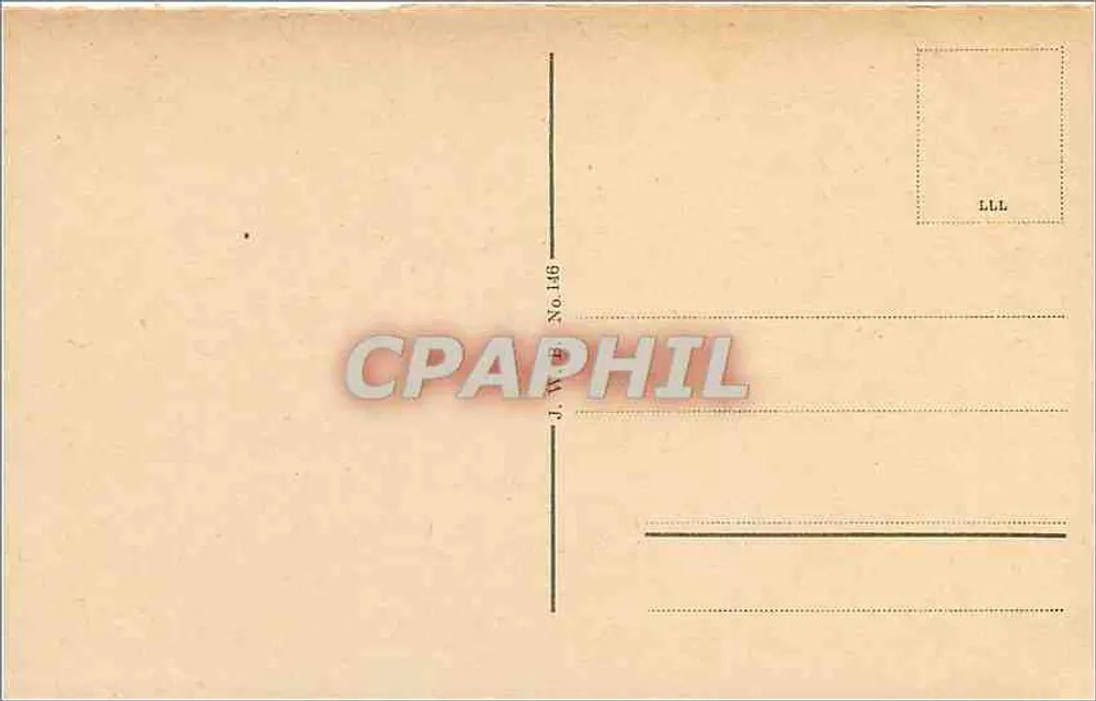 Berlin — Castle and Kaiser Wilhelm Bridge — J. W. No. 146 - Back