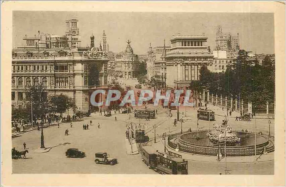 Concorde-Platz in Madrid — Panoramablick — Heliotira de Kallmeyer, Madrid - Vorderseite