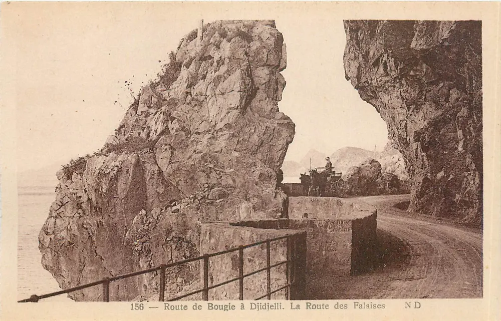 Route von Bougie nach Djidjelli — Die Klippenstraße — N.D. - Vorderseite