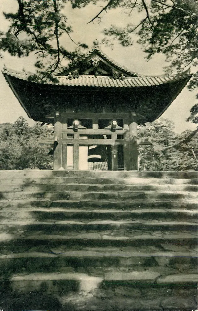Portão de um templo japonês — editor Tōdai-ji, série 1 - Frente