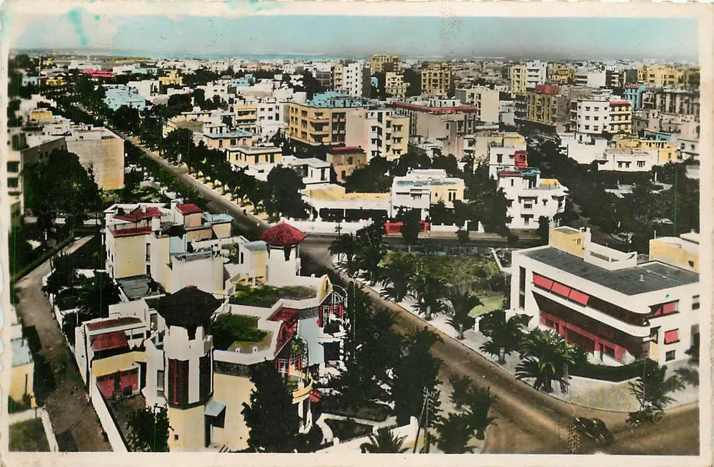 Casablanca — Częściowy widok — Wyd. & La Cigogne - Awers