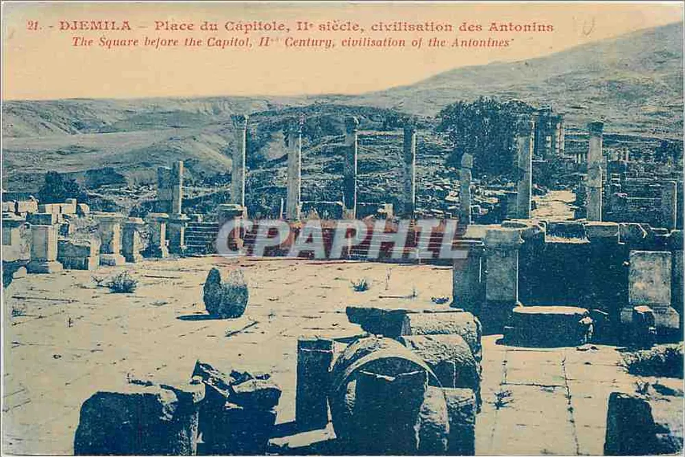 Djémila — Place du Capitole, 2. Jahrhundert, Zivilisation der Antoniner - Vorderseite