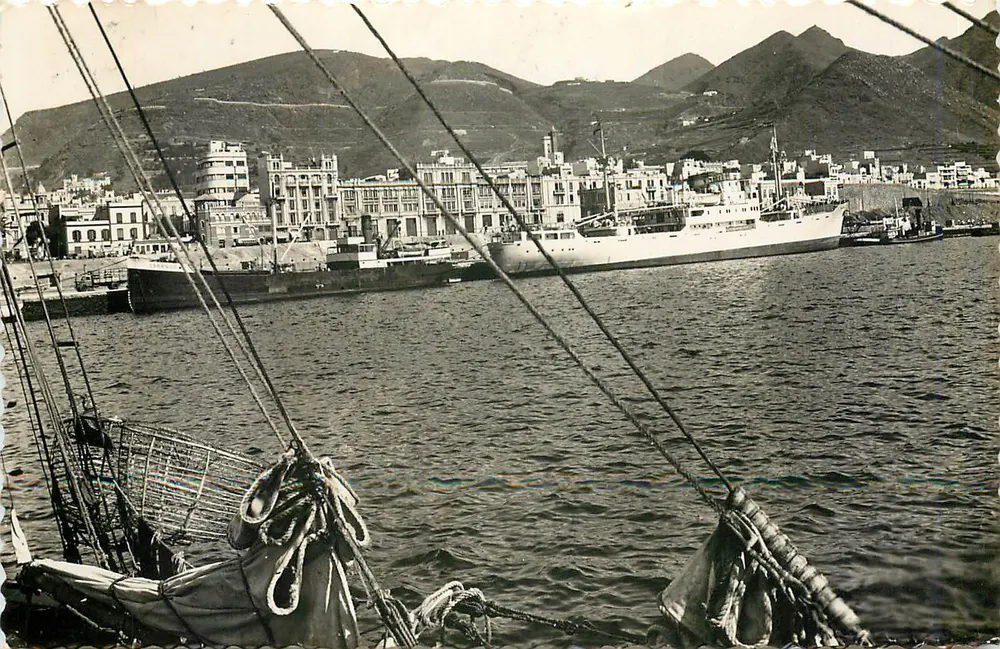 Santa Cruz de Tenerife — Quay de Ribera — Verlag M. Arruñada, n° 93 - Vorderseite