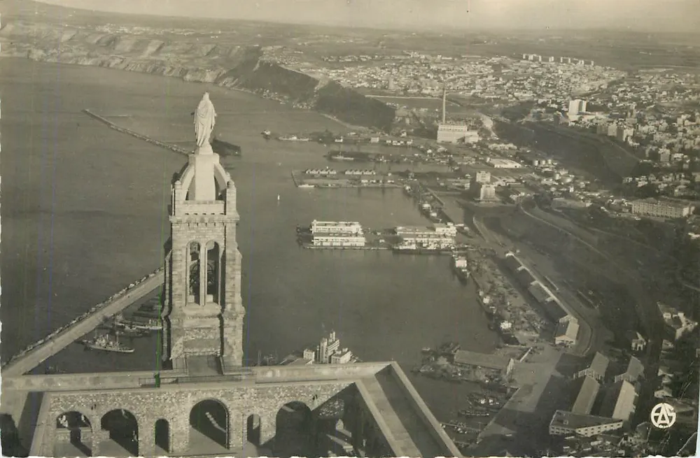 Oran — Allgemeiner Blick auf die Basilika Santa Cruz — Verlag Sirecky - Vorderseite