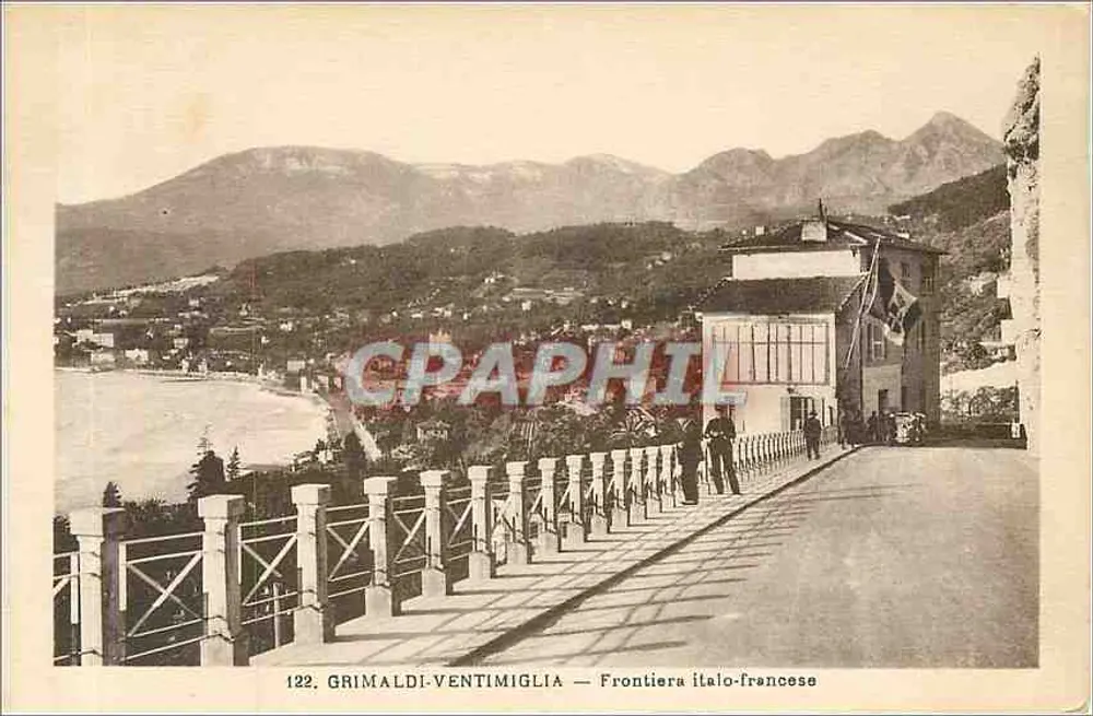 Grimaldi-Ventimiglia — Italian-French Border — Grimaldi-Ventimiglia — Italian-French Border - Front