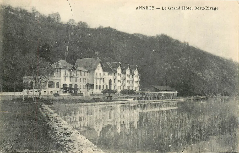 ANNECY — Le Grand Hôtel Beau-Rivage — éditeur non visible - Recto