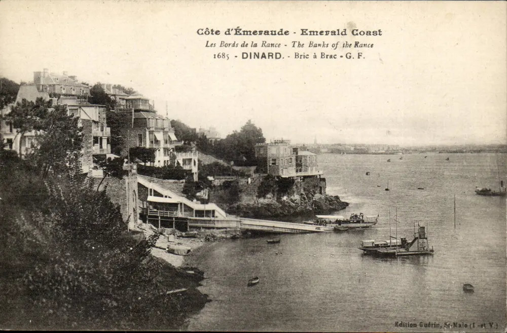 Costa de Émeralda - Costa da Rance - DINARD - Bric à Brac - G.F. - Edição Guérin, St-Malo (I-et V.) - Frente