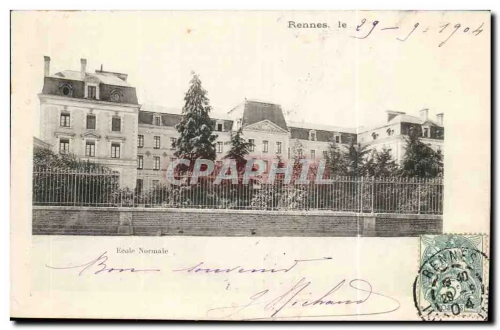 Escola Normal — Rennes — editor desconhecido, número de série não visível - Frente