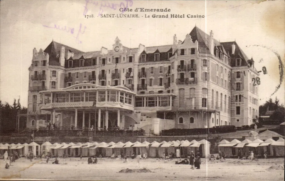 Saint-Lunaire - Le Grand Hôtel Casino — Côte d'Émeraude, n°1718 - Recto