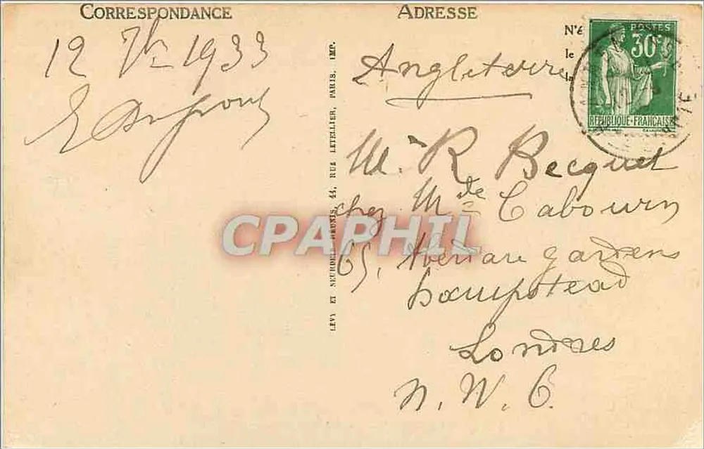 Monnetier — A Pequena Salève — LL. - Verso
