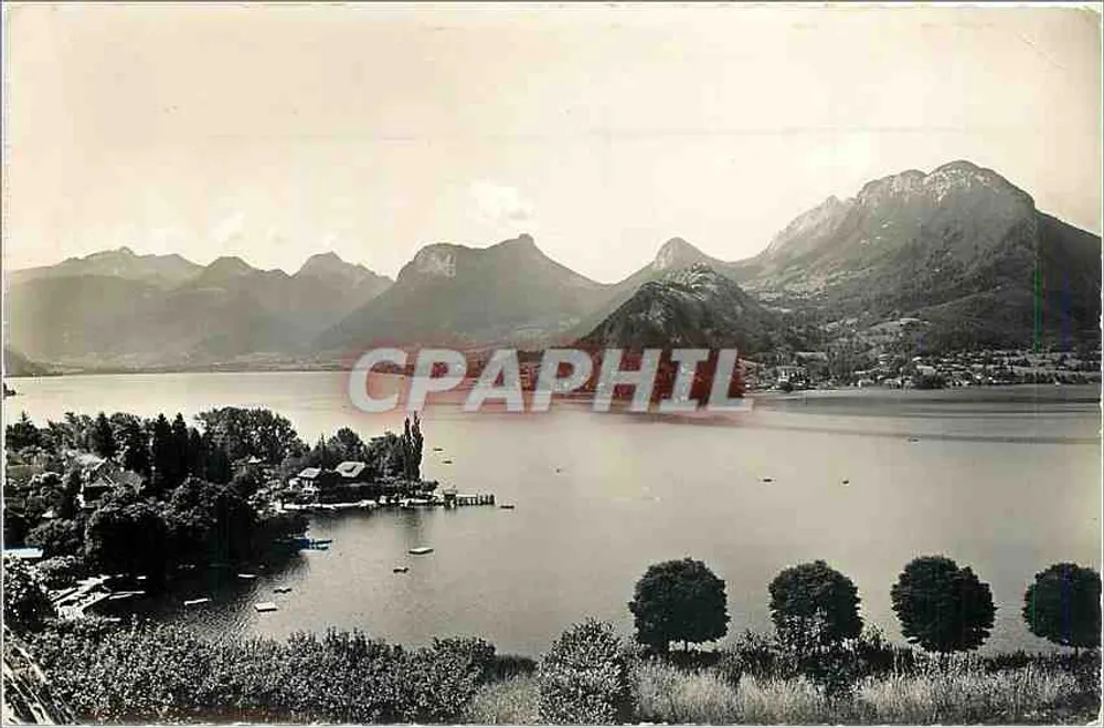 Lac d'Annecy — La Baie de Talloires — Éditions S.A.P. Annecy - Recto