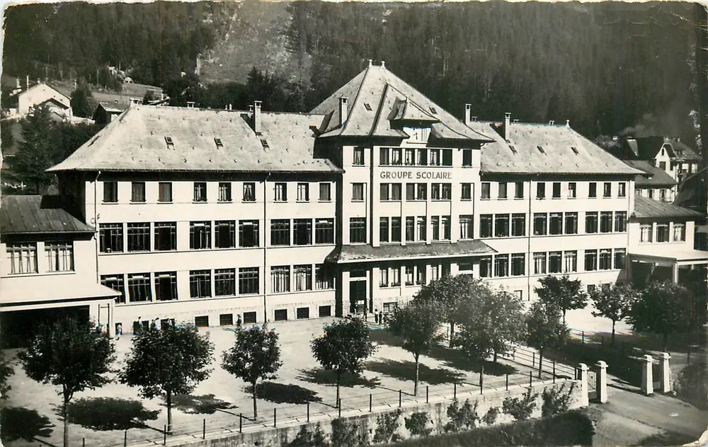 Schulgruppe — Chamonix Mont-Blanc — Photo Véritable - Vorderseite