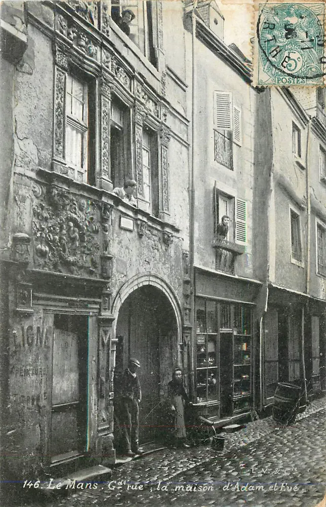 Le Mans. 2e rue, a casa de Adam e Frère — Ligne & Cie, n°146 - Frente