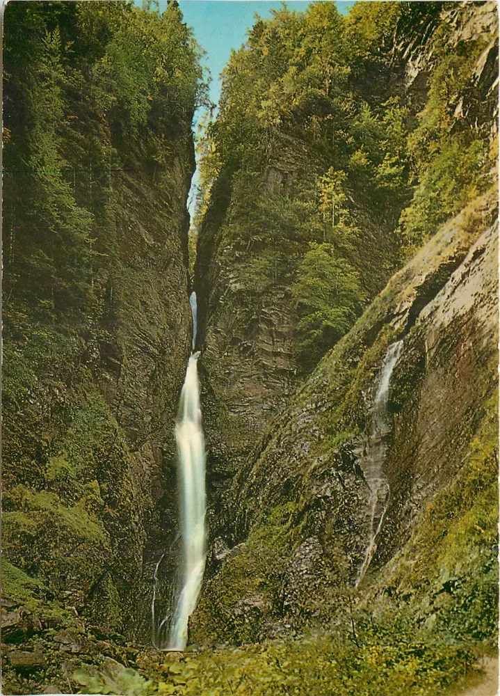 Cascade d'Enfer — Tal des Lys — Haute-Garonne — Gesellschaft der Kartenpostkarten des Herzens - Vorderseite
