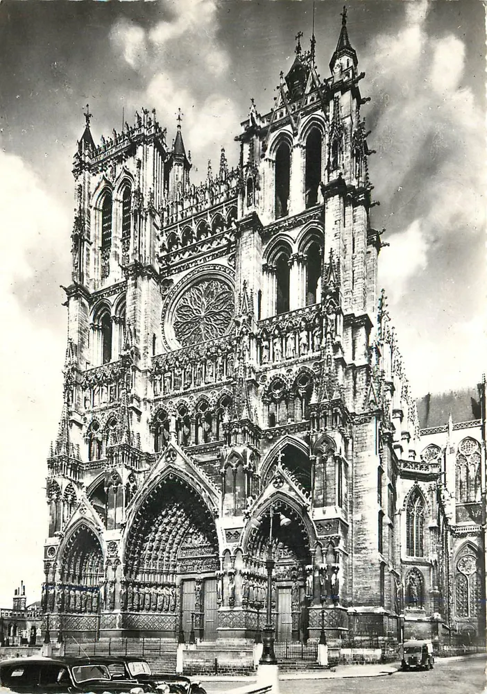 Amiens (Somme) — A Catedral — Cliché BOURY - Edição LE LONG - Frente