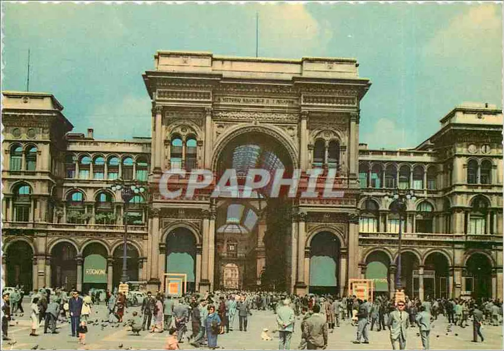 Milan — Galleria Vittorio Emanuele II — unknown publisher - Front
