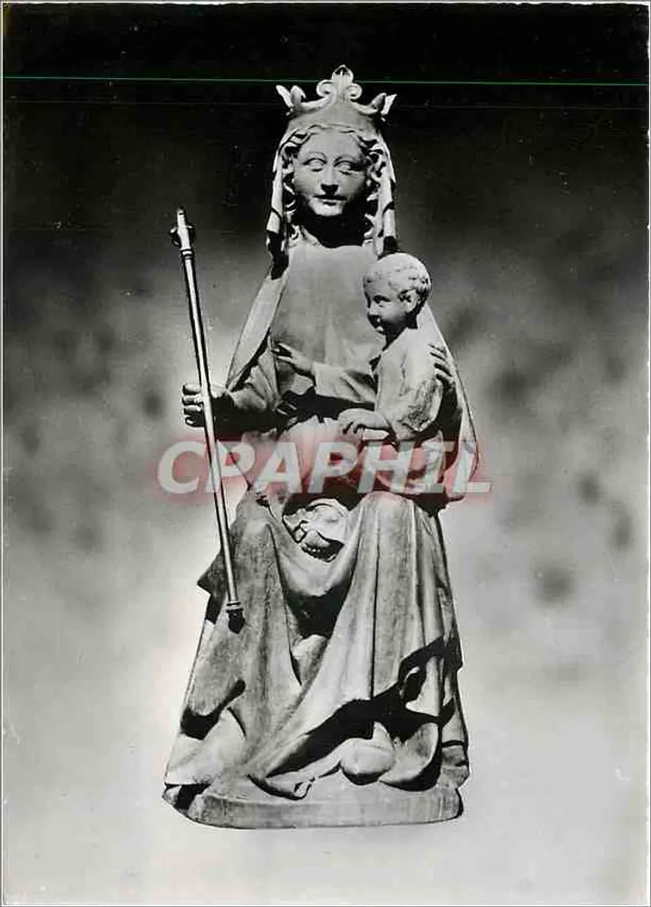 Taverny - Kirche Notre-Dame — Holzstatue des 14. Jahrhunderts — Edition Kirche Taverny - Vorderseite