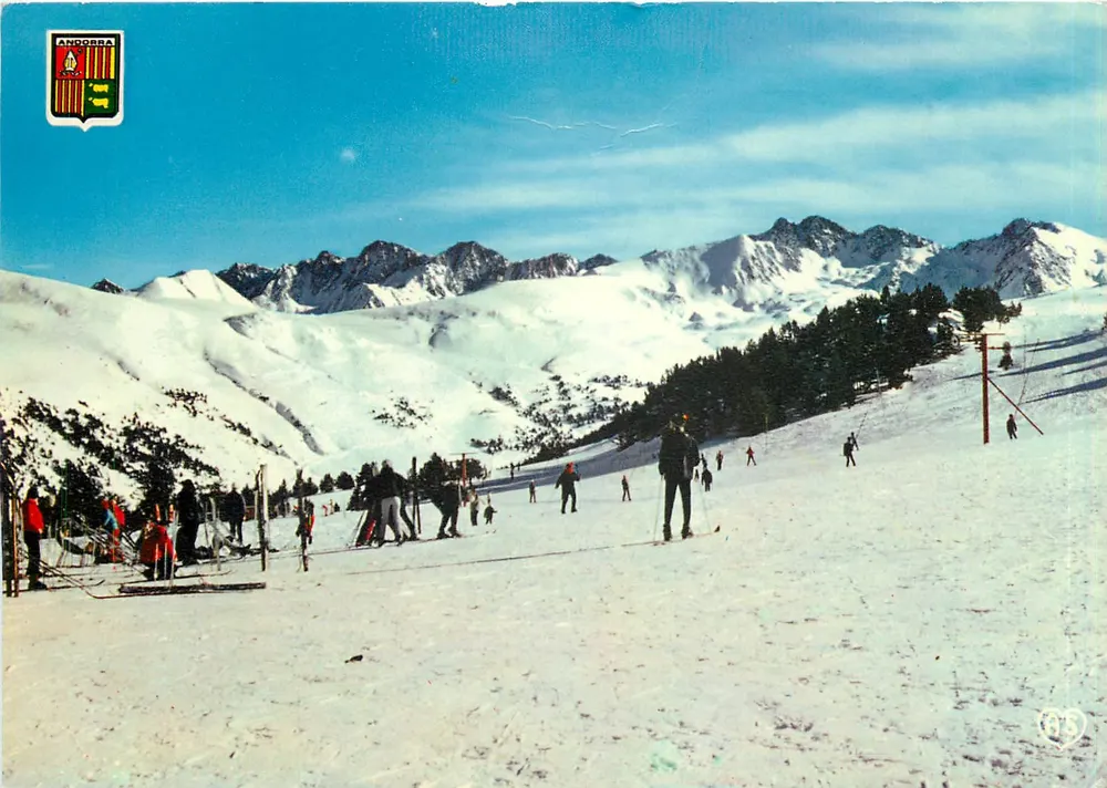 Andorra — Skistation — Verlag Valls d'Andorra, Nr. 03 - Vorderseite