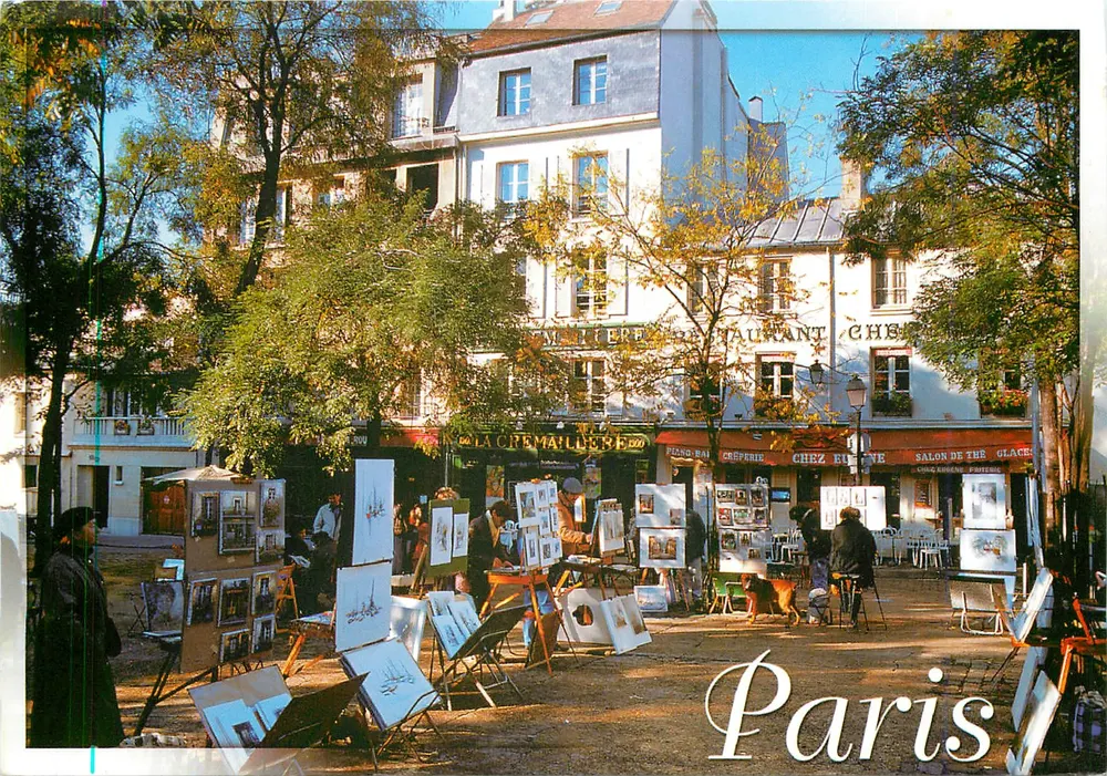 Montmartre — Place du Tertre — Éditions A. LECONTE - Vorderseite