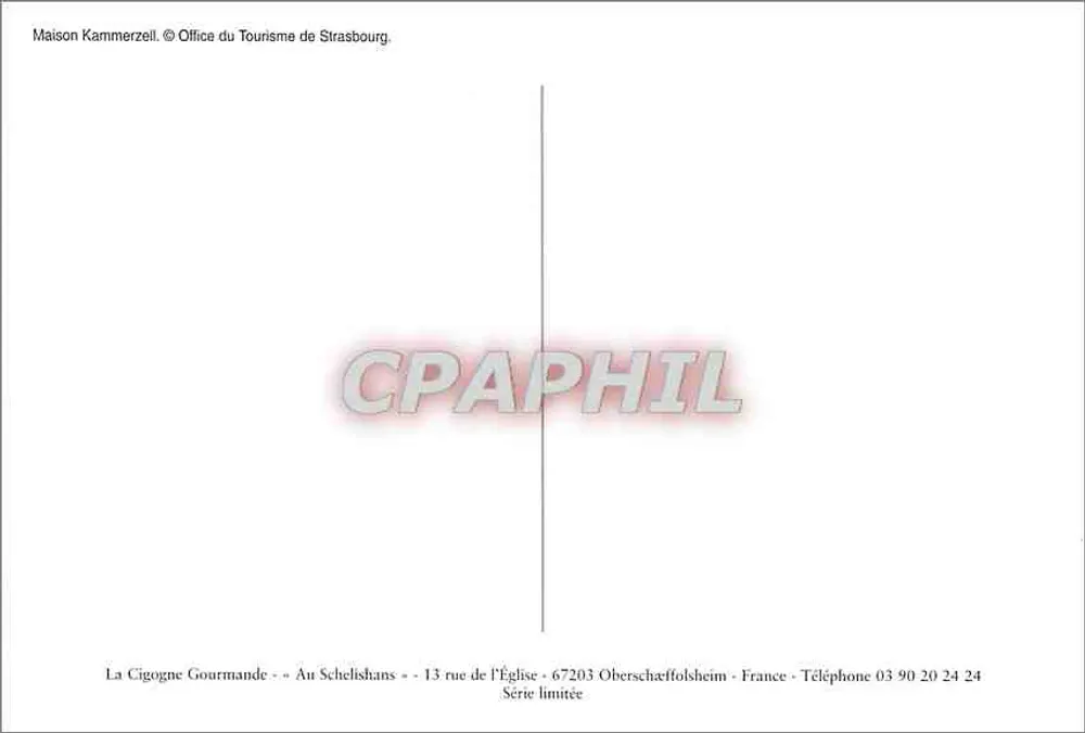 Casa Kammerzell — Strasbourg — Office du Tourisme de Strasbourg - Verso