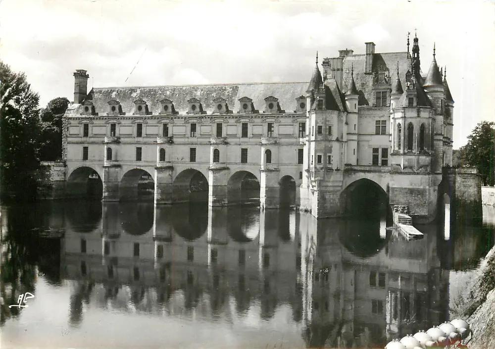 Chenonceaux (Indre-et-Loire) — Fachada Leste — Éditions d'Art A.P. Versailles - Frente
