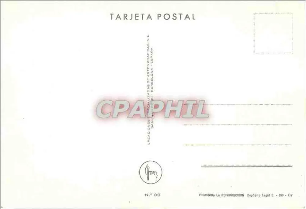 Frauen und Männer im traditionellen Kleid — Madrid, Toledo, Ciudad Real, Guadalajara, Cuenca — Creations Postales de Astérasónica S.L. - Rückseite