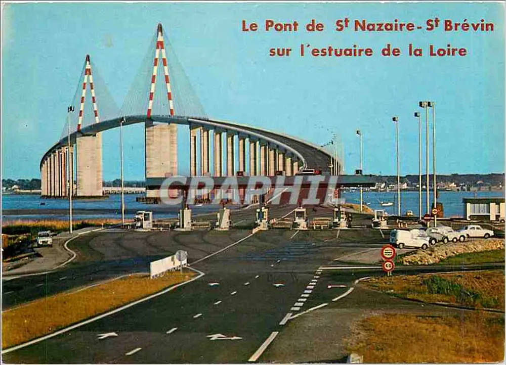 Die Brücke Saint-Nazaire-Saint-Brévin über den Estuar der Loire — Graphphil, Nr. P.1004 - Vorderseite