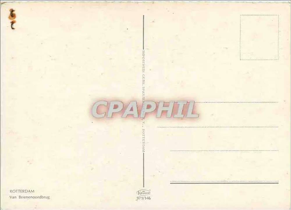 Rotterdam — Most Van Brienenoord — wydawca Kemnade, nr 971/146 - Rewers