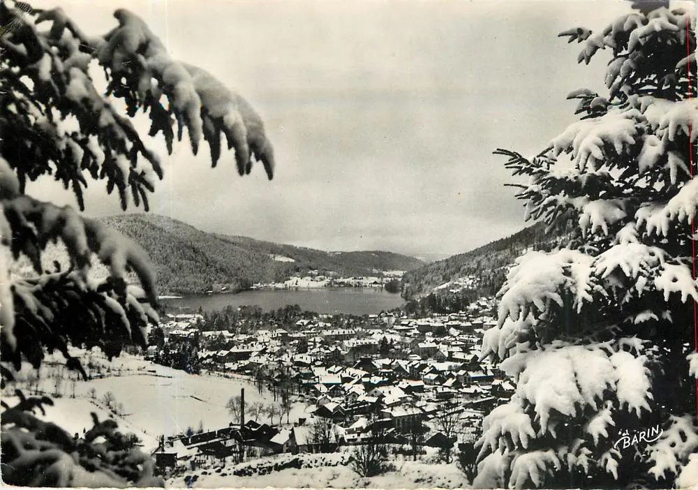 Gérardmer — vista geral sob a neve — Foto Barin, n°50 - Frente
