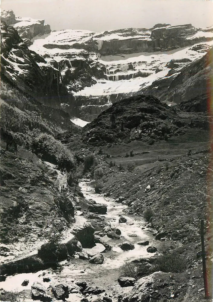 Le Gave de Pau et le Cirque de Gavarnie — 3200 m. — E.C. Paris - Recto