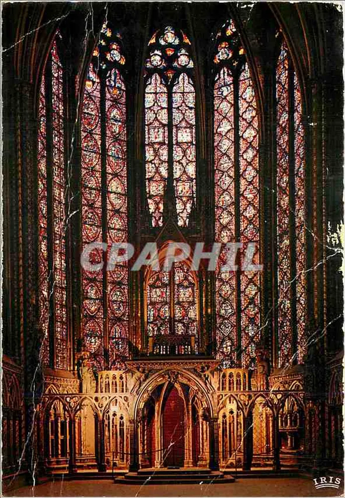 Paris — Die Heilige Kapelle: Fenster der oberen Kapelle — Éditions Diplôme, Paris, n° 698 - Vorderseite